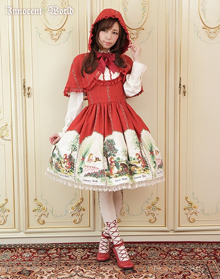 Innocent Red Riding Hood Lace JSK by Innocent World