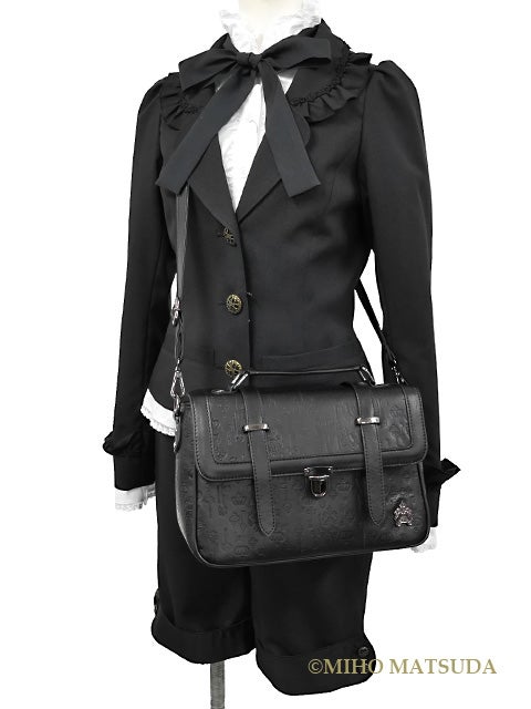 Key Pattern Mini 3 Way Bag by Miho Matsuda