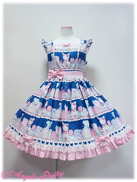 Fancy Box Shoulder Frill JSK by Angelic Pretty