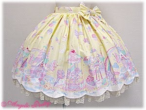 Milky Planet Skirt by Angelic Pretty