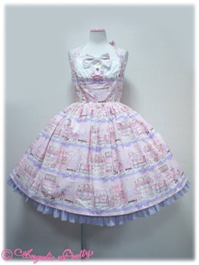 Promenade de Paris Halter Neck JSK by Angelic Pretty
