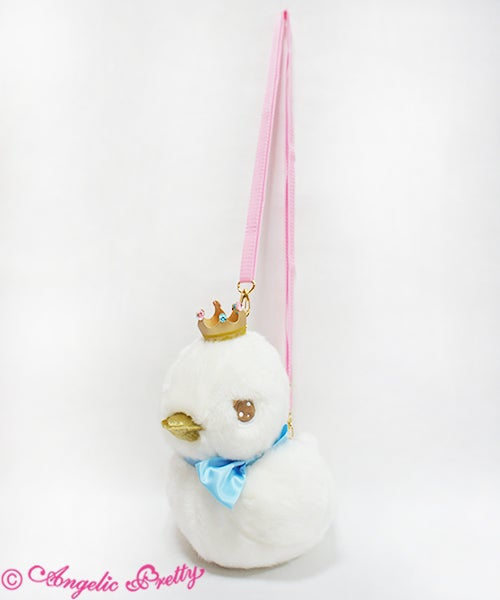 Milky Swan Stuffed Pouch by Angelic Pretty
