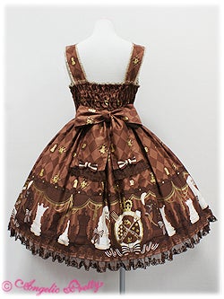 Chess Chocolate Jabot JSK by Angelic Pretty