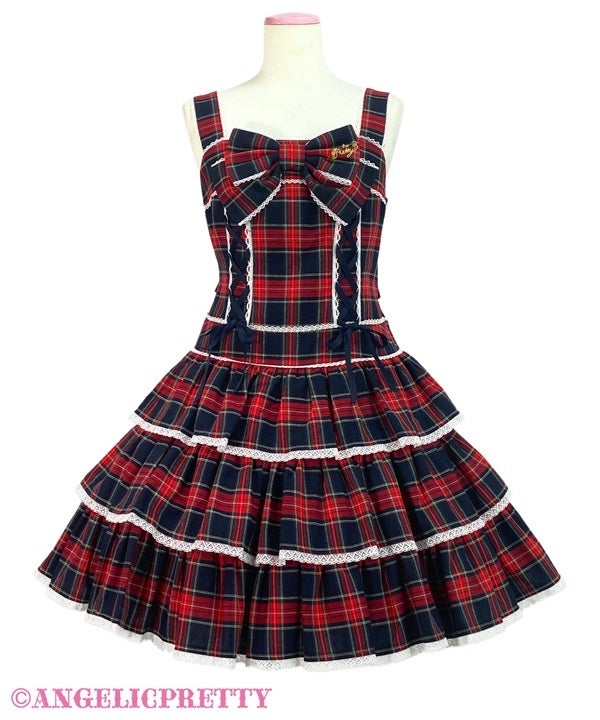 Fancy Tartan Check JSK by Angelic Pretty