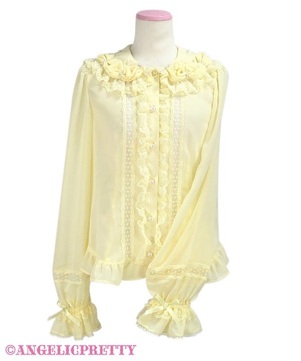 Sweet Cream Blouse (2025) by Angelic Pretty