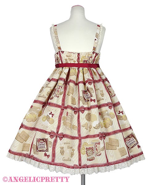 Cream Cookie Collection High Waist JSK Set by Angelic Pretty