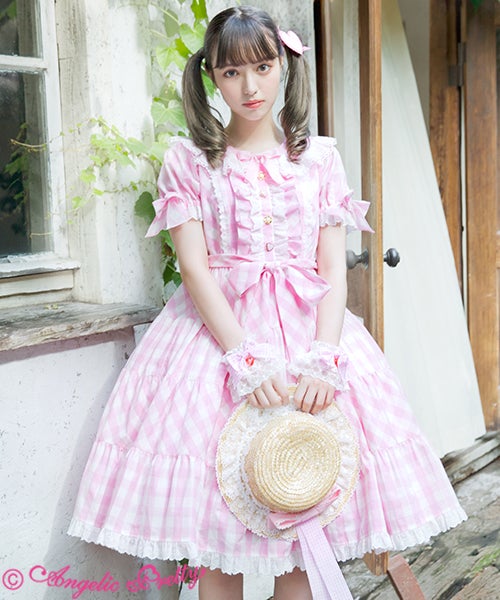 Märchen Check OP (Gingham) by Angelic Pretty