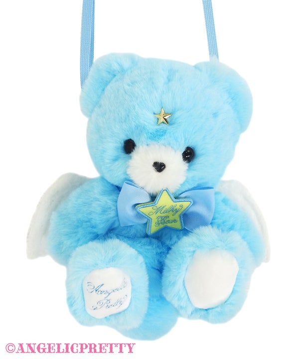 Milky Bear Plush Pouch (2022) by Angelic Pretty