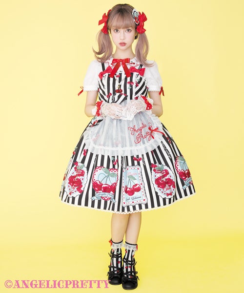 Cherry Stamp JSK by Angelic Pretty
