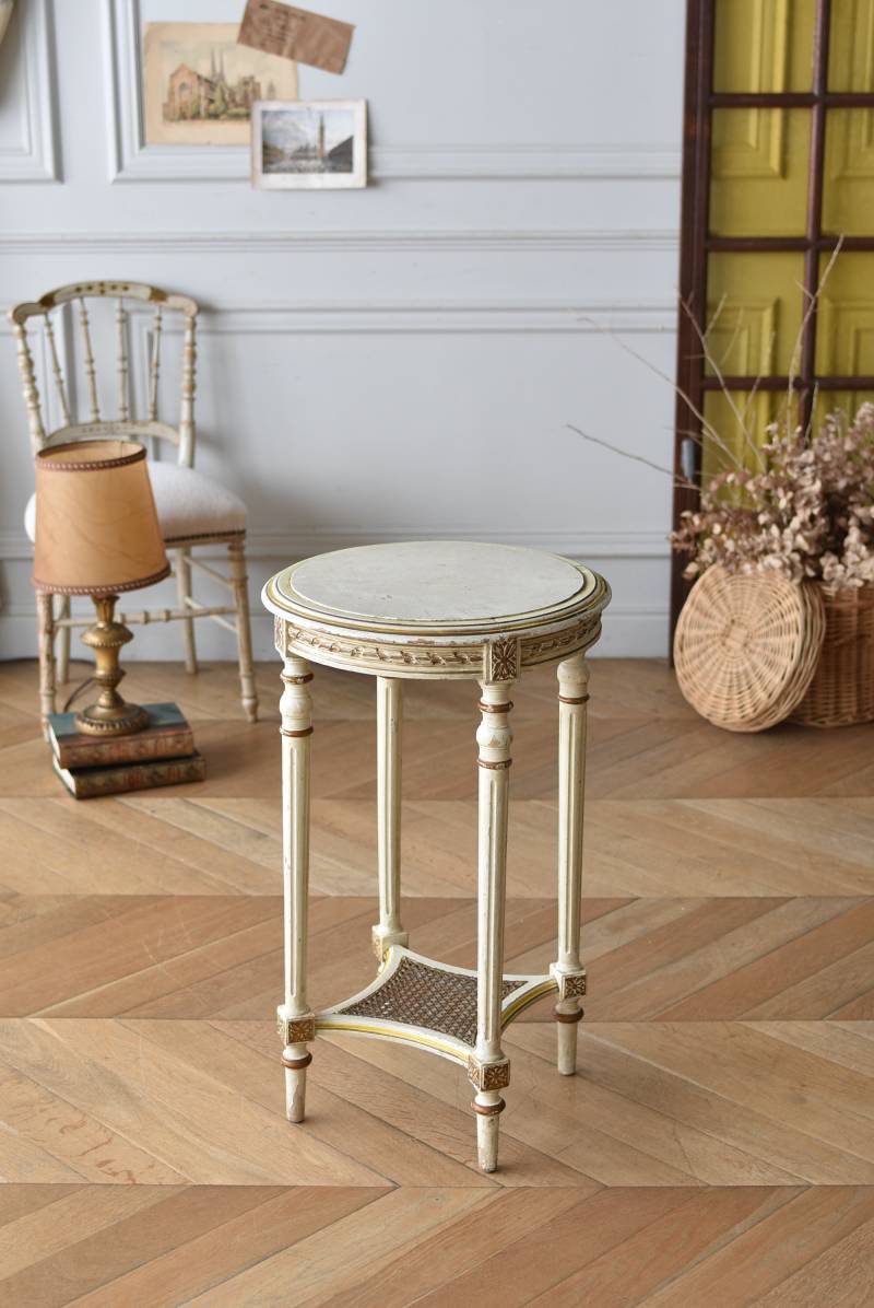 フランスアンティークリペイントクラシックスタイル ホワイトサイド