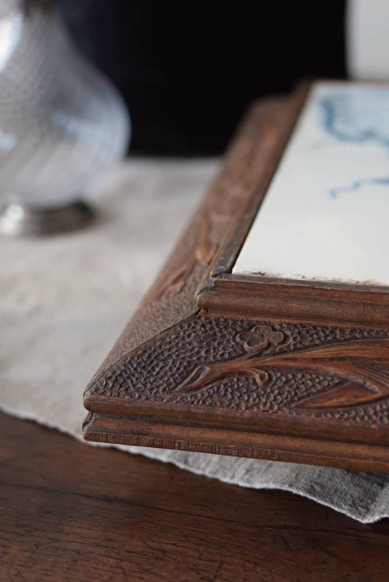 オルゴール付き鍋敷き LONGWY ロンウィ フランスアンティーク雑貨