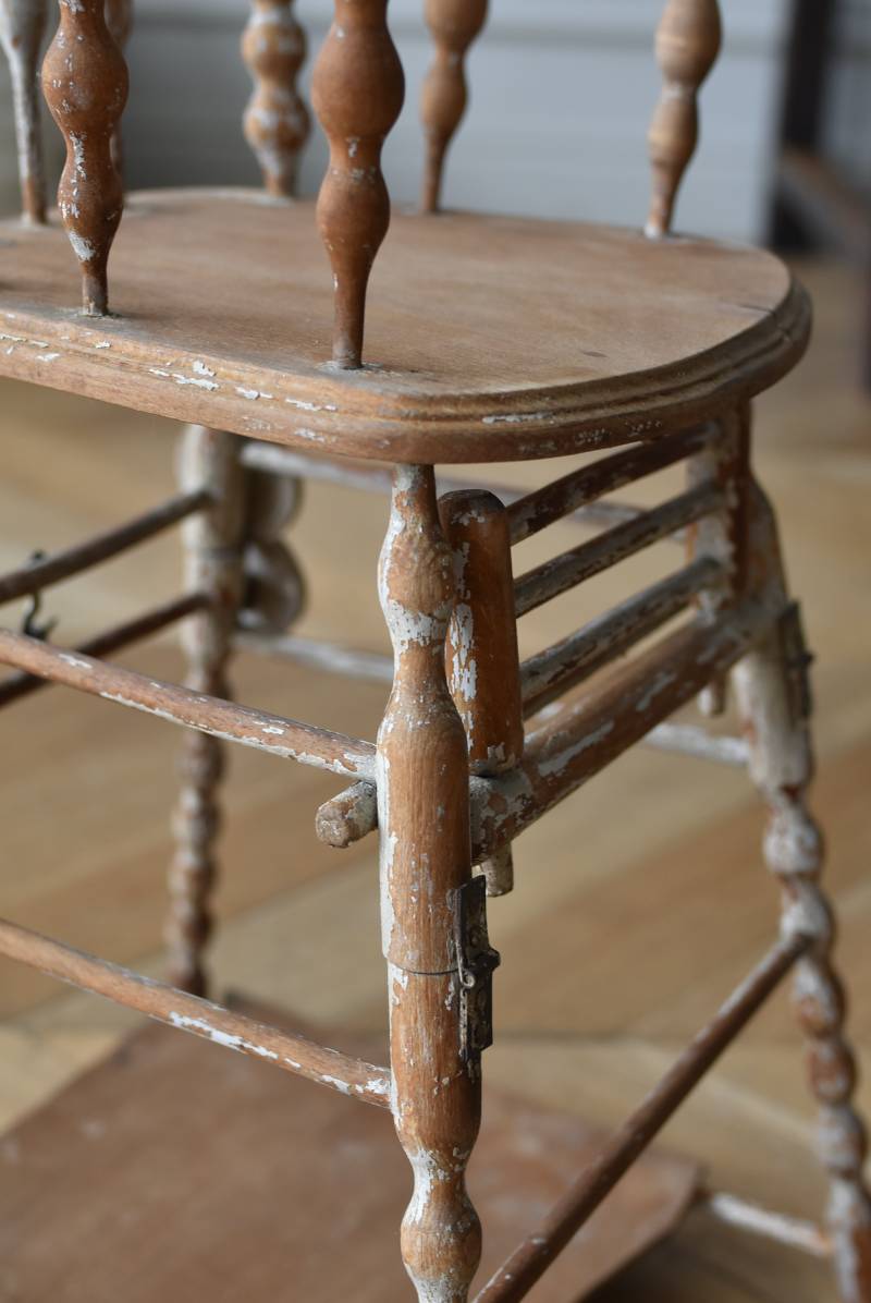 フランスアンティーク家具 アンティークドールチェア フレンチシャビー