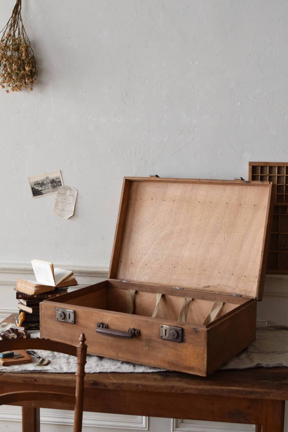フランスアンティーク小物 アンティークトランク.23 ディスプレイ雑貨