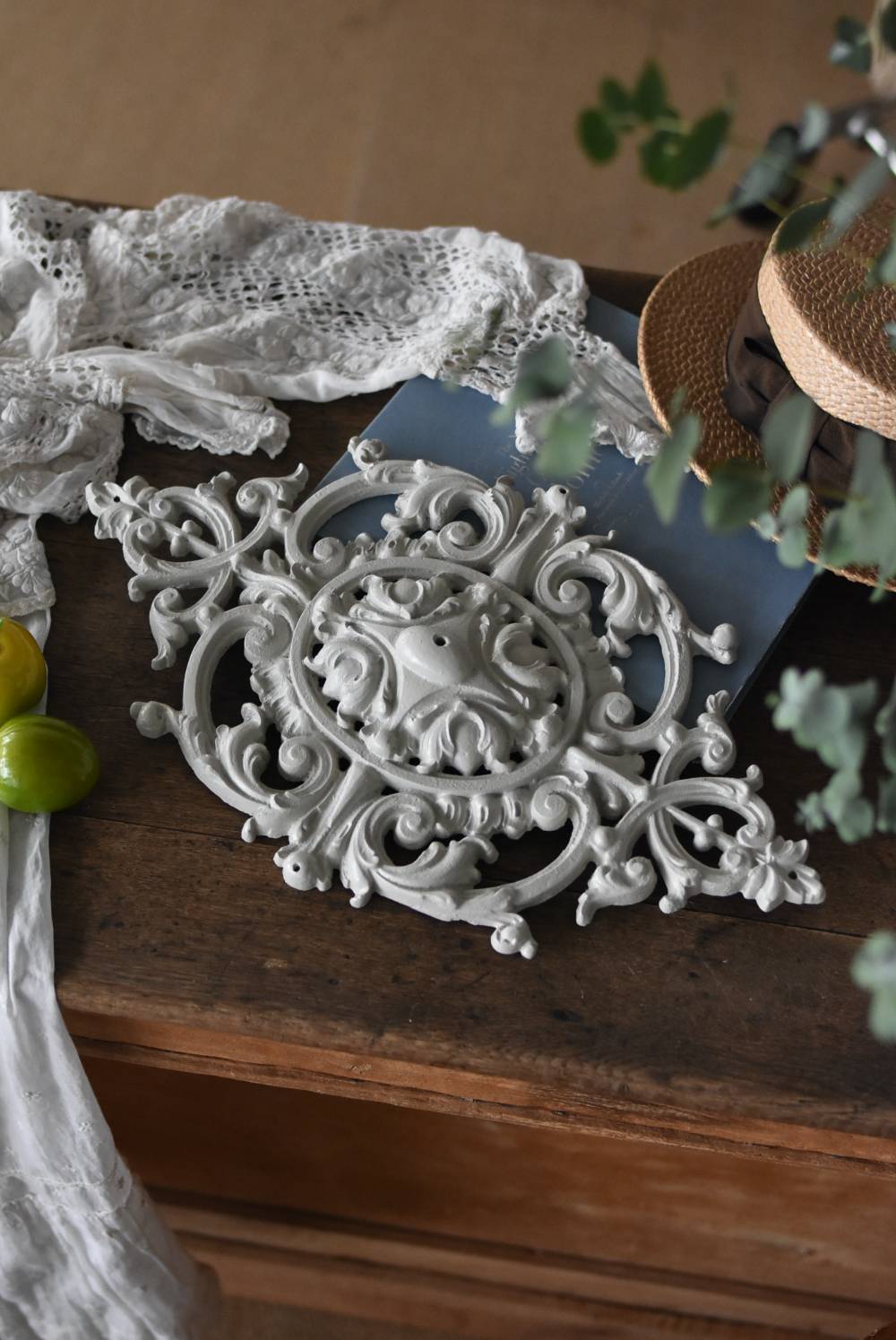 アンティークオブジェ.鋳物 フランス アンティーク デコレーション雑貨