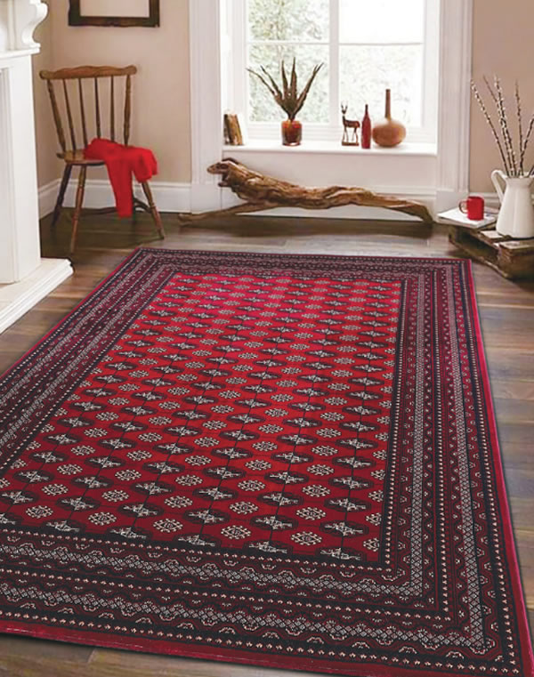 ウィルトン織り ラグマット ボカロ【ペルシャ絨毯/おしゃれ】 - 北欧