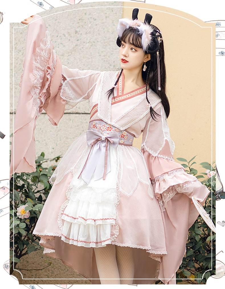 中華ロリータ】チャイニーズ桜ドレス 中華ロリータ|ロリータ