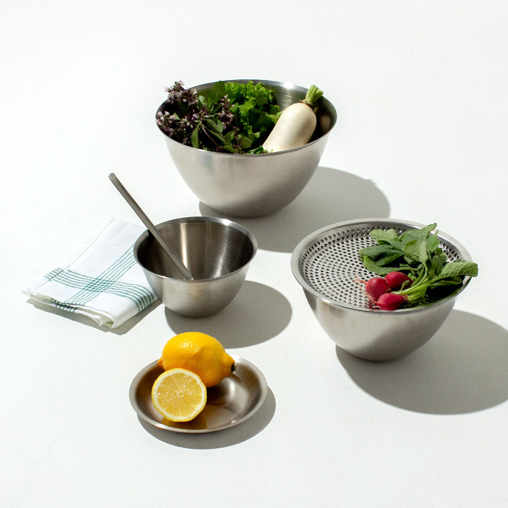 CONTE(コンテ) まかない平ザル 180 キッチンツール シンプルデザイン