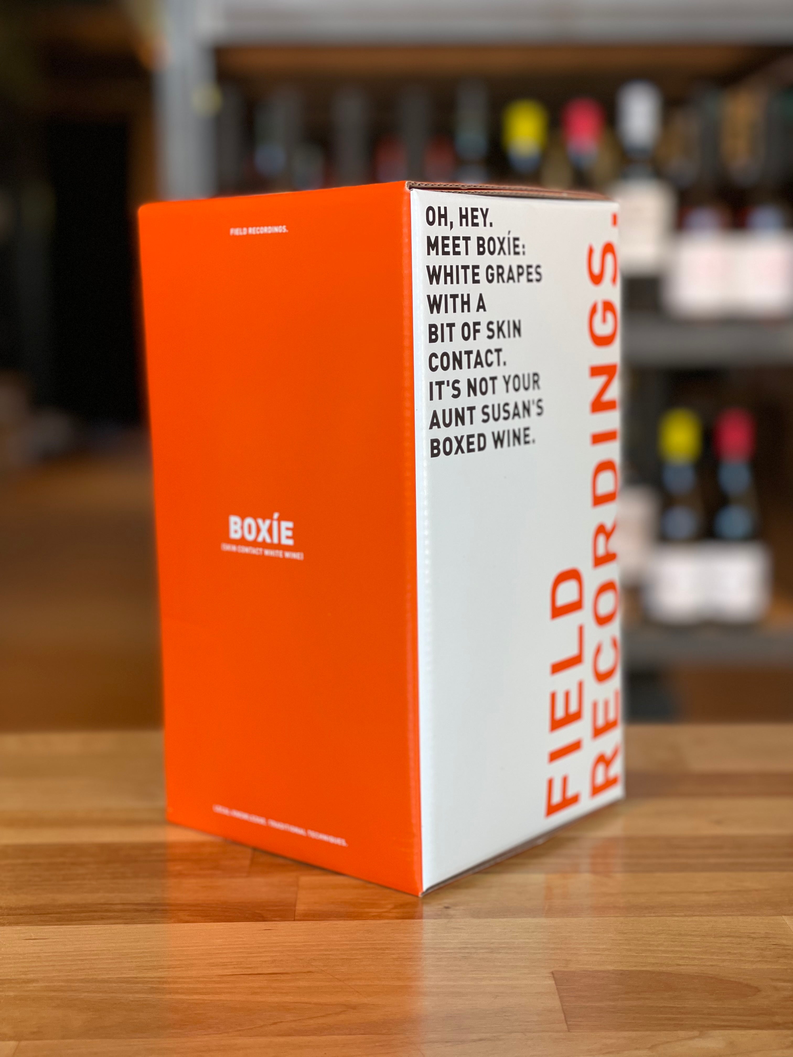 Field Recordings Boxie Orange Wine 3L Bag-In-Box – LouElla Wine