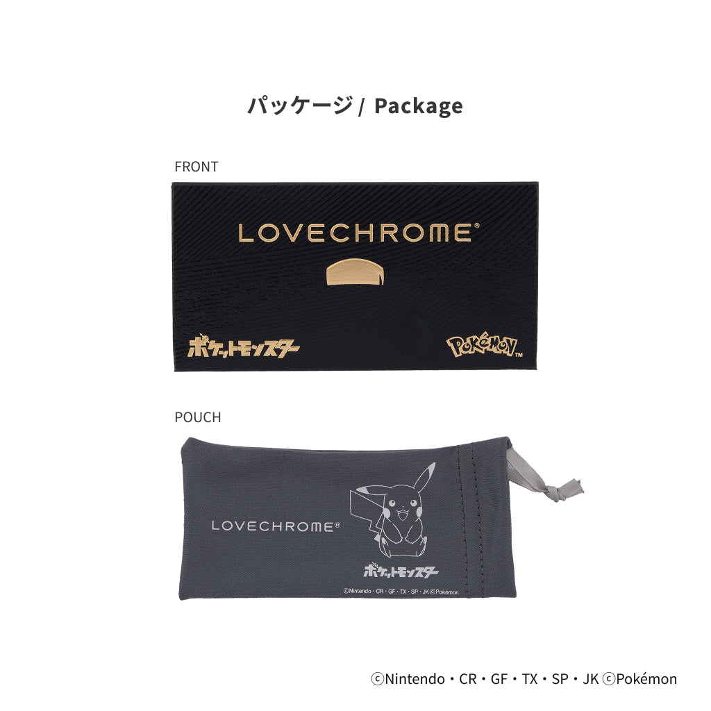 LOVECHROME ポケモン限定　ピカチュウ ラブクロム「ポケモン」限定ヘアコーム、ピカチュウ描いた「ツキ