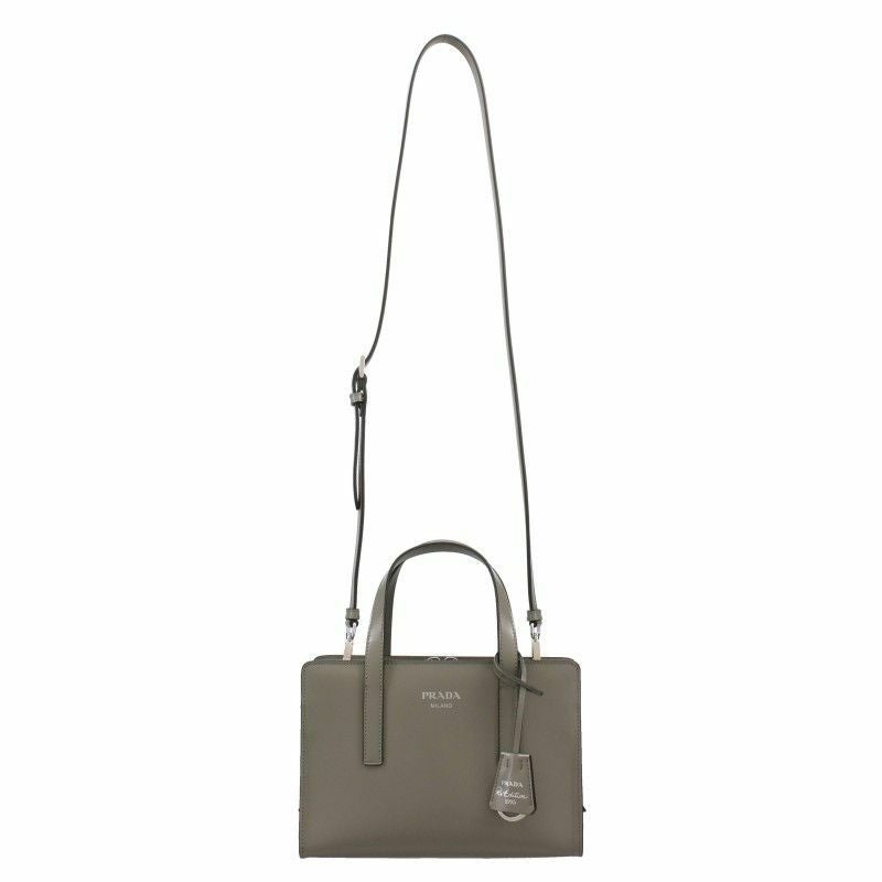 プラダ PRADA ハンドバッグ レディース SPAZZOLATO グレー 1BA357 V