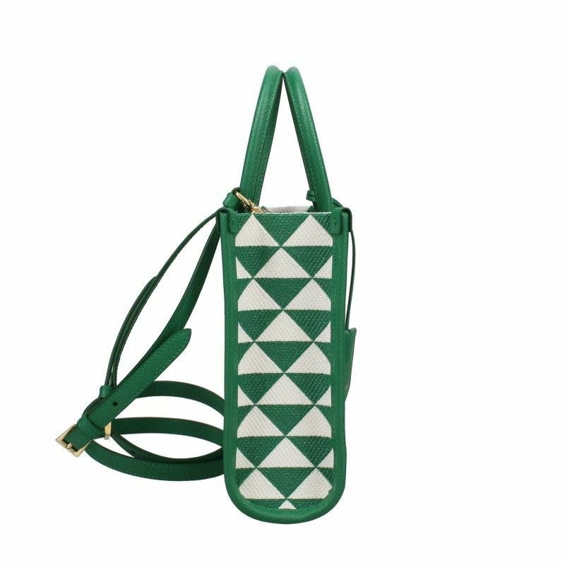 プラダ PRADA ショルダーバッグ レディース グリーン 1BA355 V OOM