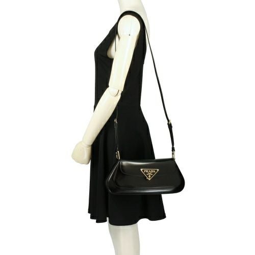 プラダ ショルダーバッグ レディース ブラック PRADA 1BD344 V HTO ZO6