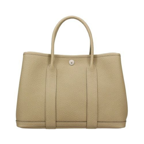 エルメス ガーデンパーティ30 TPM ベージュマルファ ネゴンダ シルバー