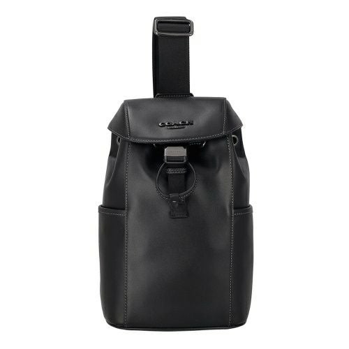 コーチ アウトレット ボディバッグ メンズ シグネチャー ブラック