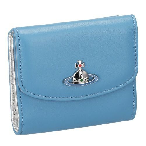 ヴィヴィアンウエストウッド 二つ折り財布 レディース ブルー Vivienne