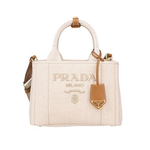 プラダ ハンドバッグ レディース MISTOLINO RICAMO ホワイト PRADA