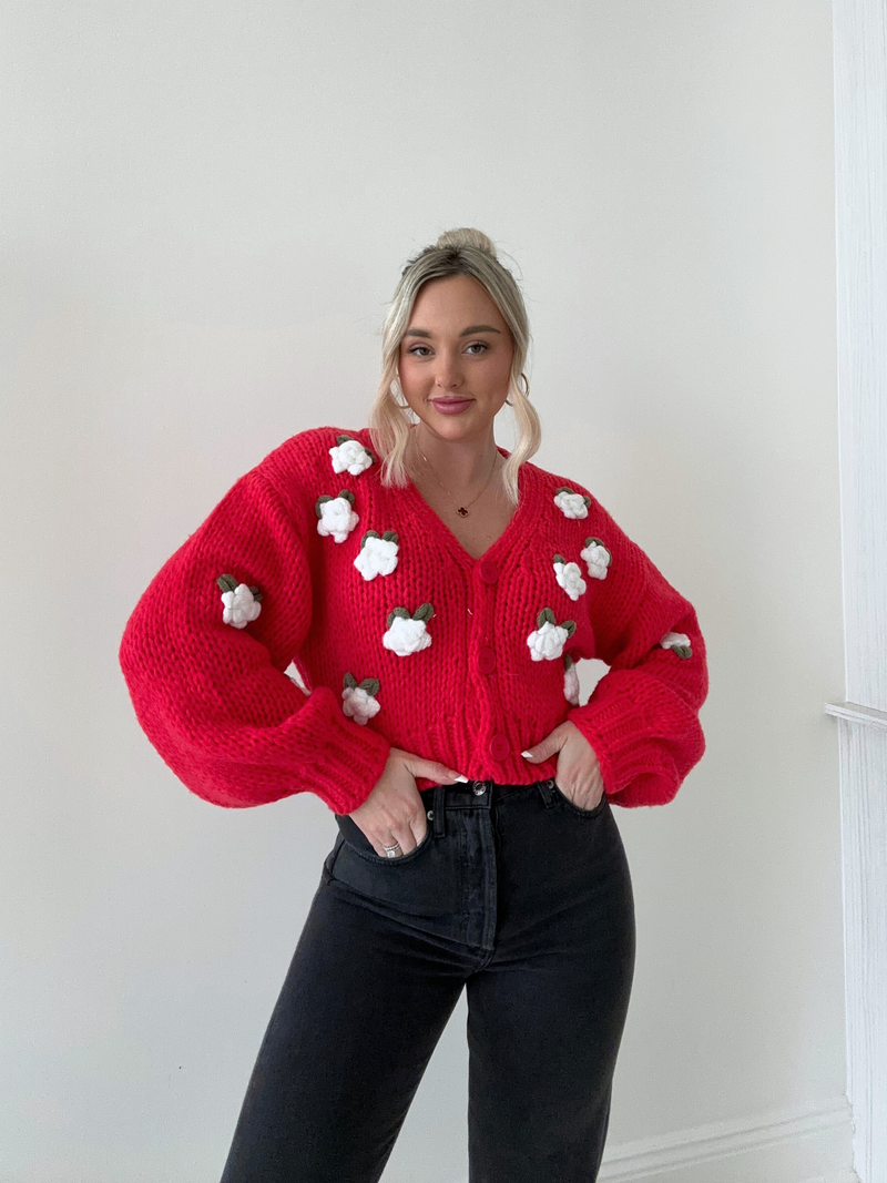 Flower Shop Rose Cardigan – Love, Poppy