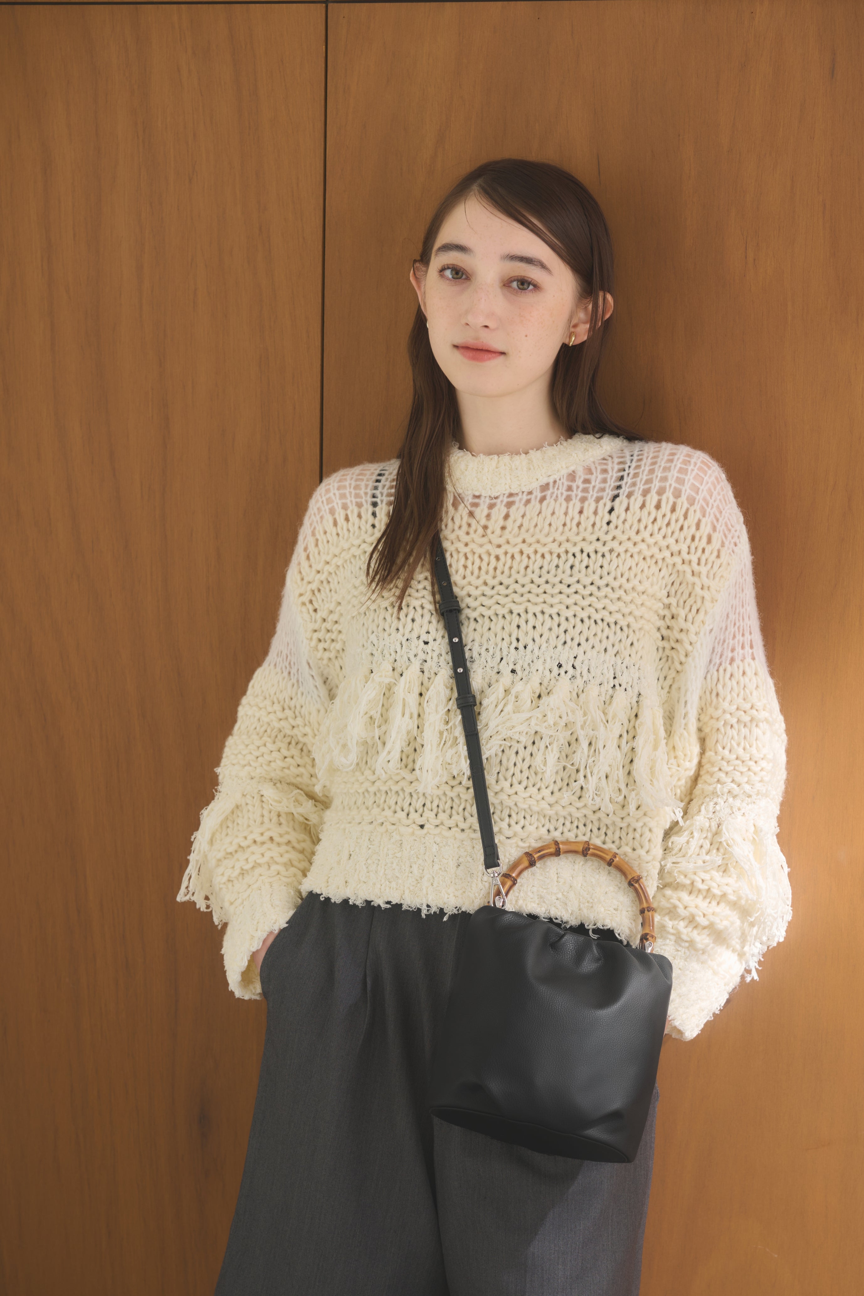 国産アップルレザー製「Apple 4Way Gather Bag」| LOVST TOKYO