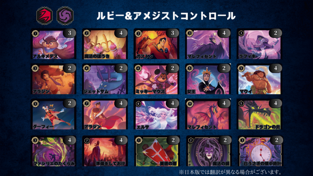 ロルカナ1弾環境デッキ紹介【ルビー＆アメジストコントロール