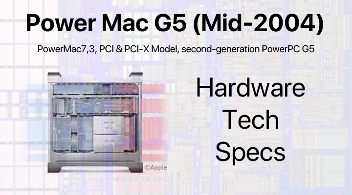 Power Mac G5 (Mid 2004) - Low End MacLow End Mac