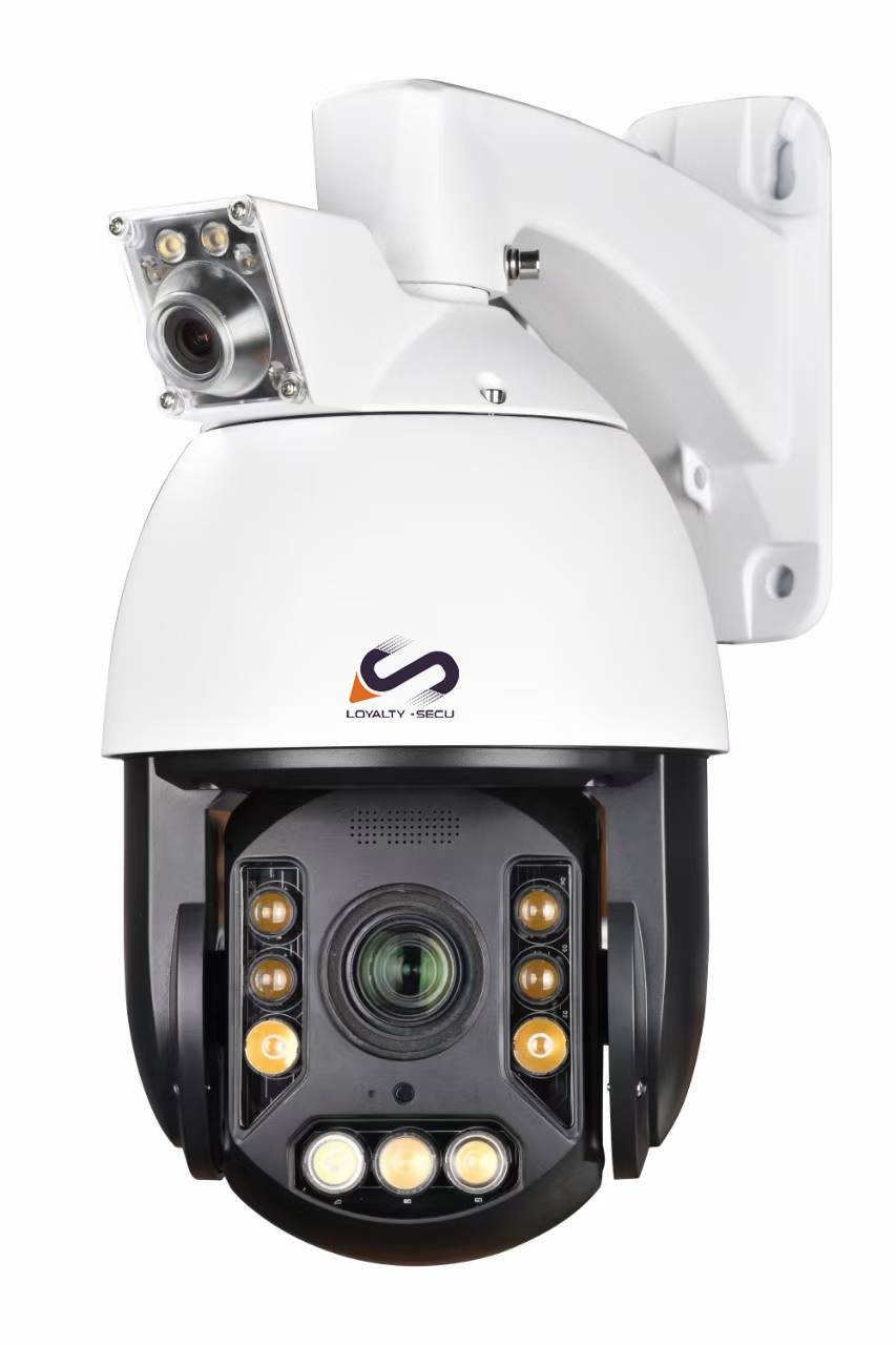 Smart Linkage Dual-Lens POE High Speed PTZ Camera 20X Zoom 5MP