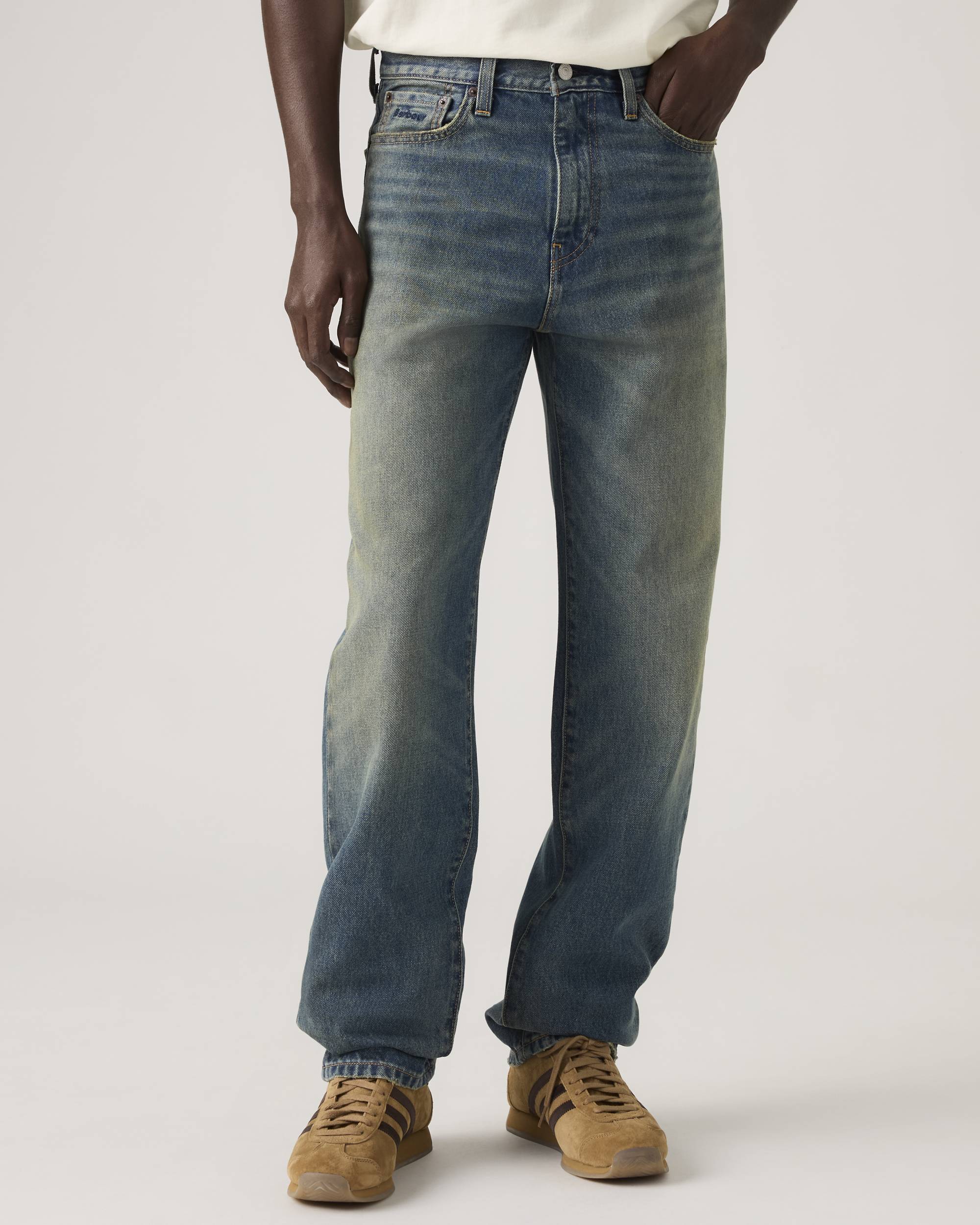 Levi's® X Barbour 568™ Loose Jeans - Dark Wash | Levi's® US