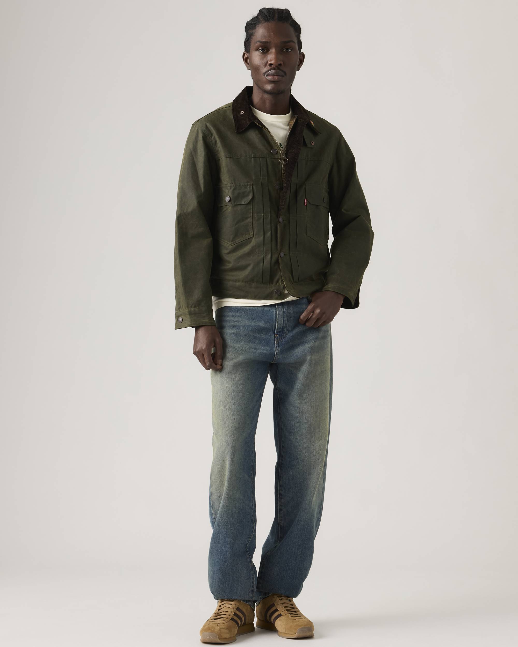 Levi's® X Barbour 568™ Loose Jeans - Dark Wash | Levi's® US