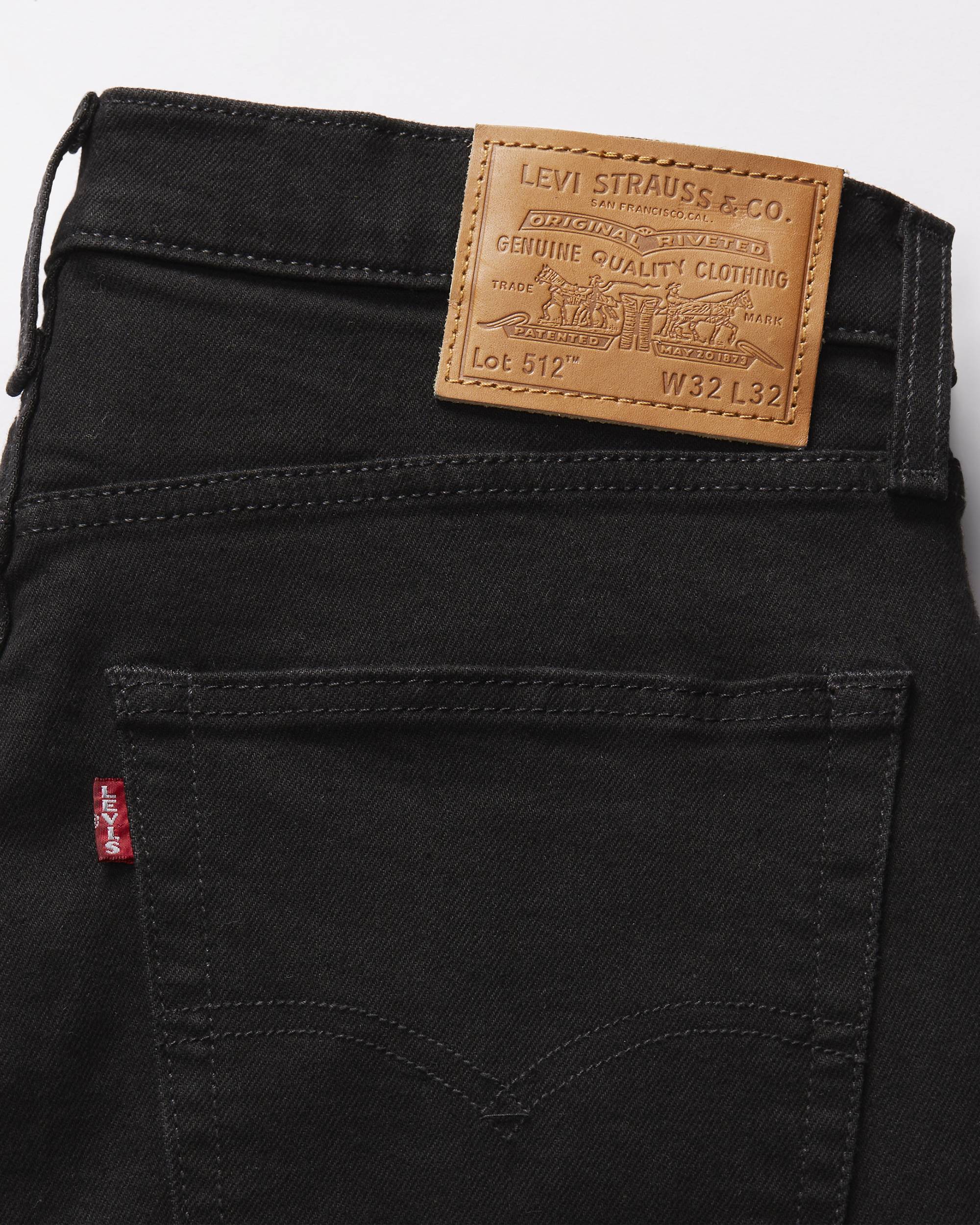 512™ Slim Taper Levi's® Flex Men's Jeans - Black | Levi's® US
