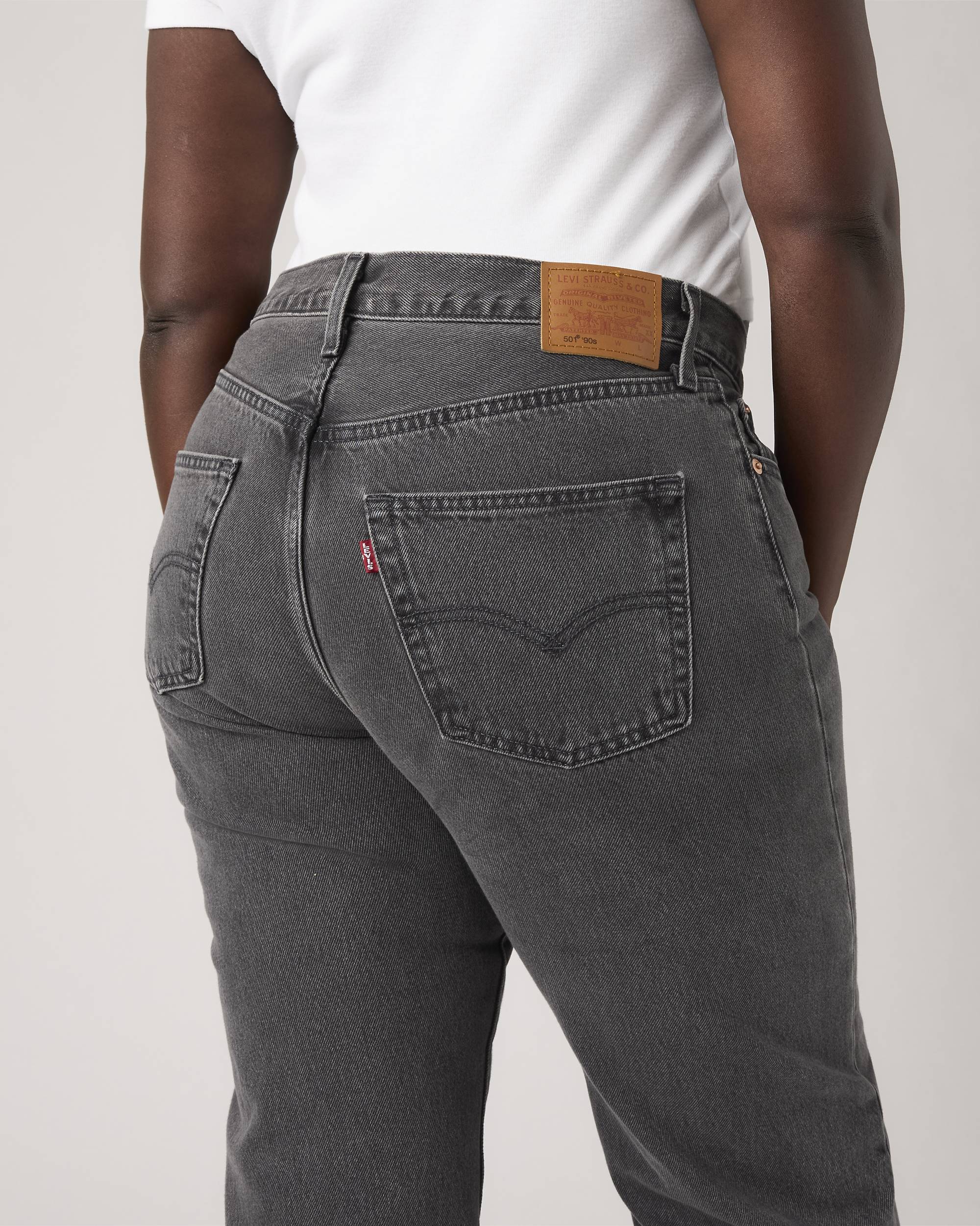 501® 90's Ankle Jeans - Black | Levi's® GB