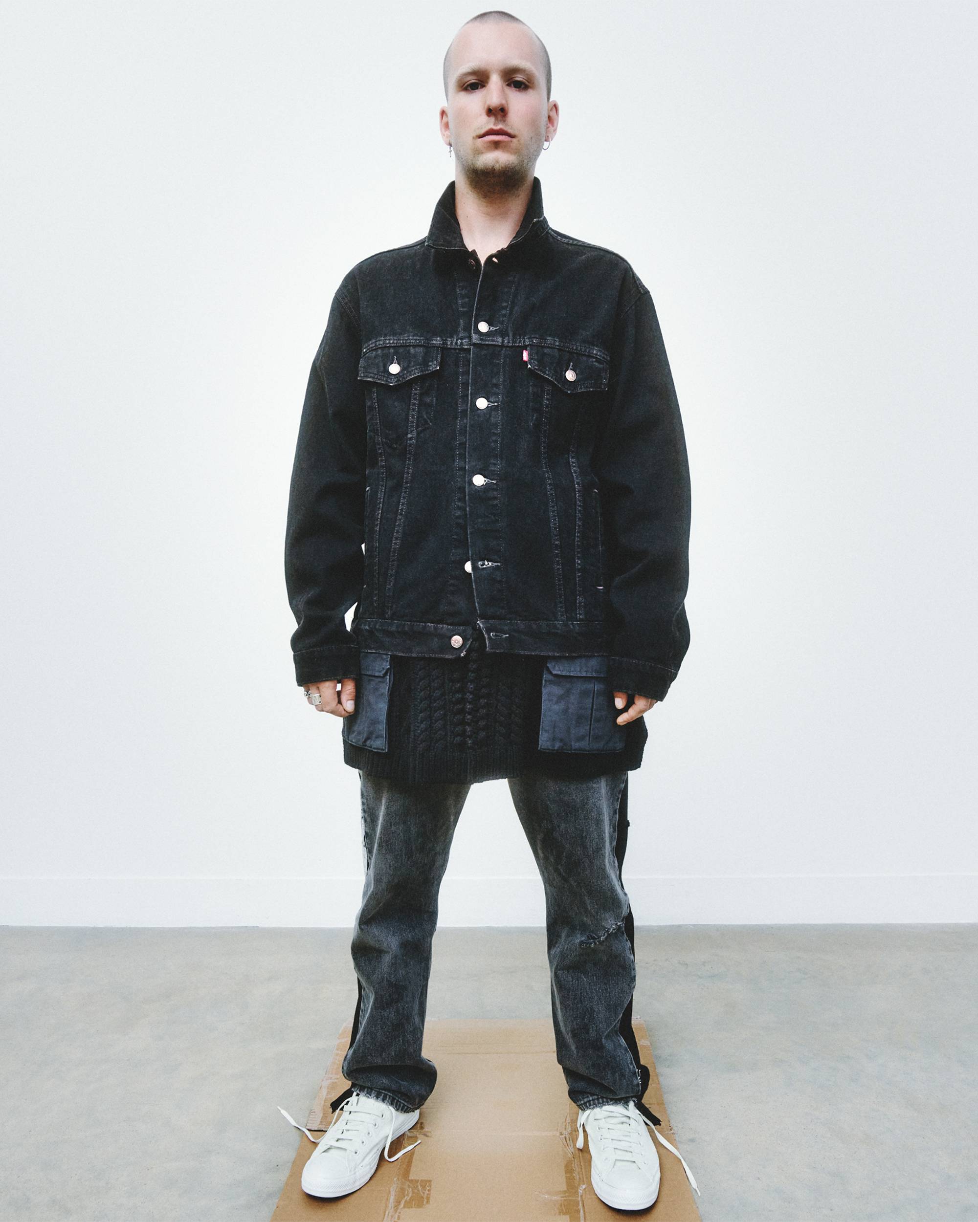 Levi's® X Undercover Hybrid Denim Sweat Pant - Black | Levi's® US