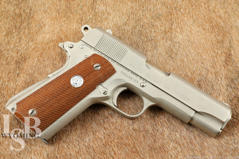 Colt's Combat Commander 1911 .45 ACP Semi-Auto Pistol C&R MFD 1974