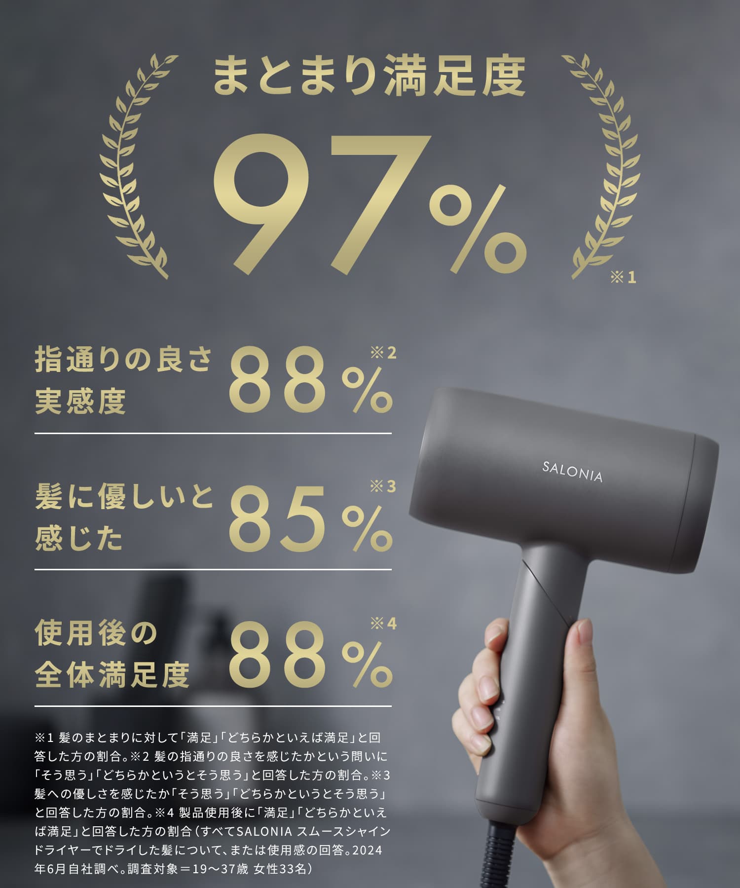 送料無料】SALONIA(サロニア) スムースシャインドライヤー ◇