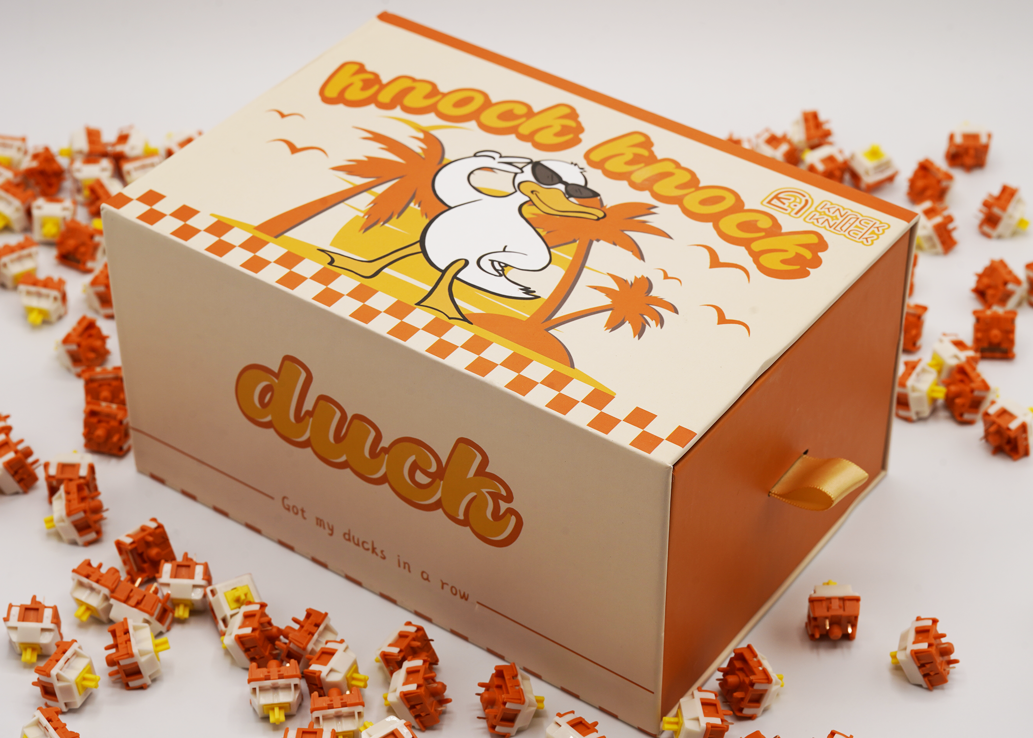 HMX Sunset Gleam Linear Switches – LumeKeebs