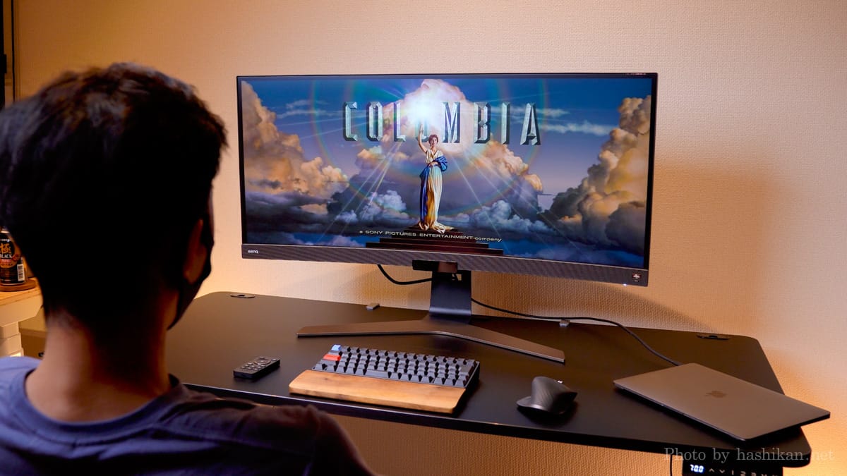 BenQ EW3880R レビュー｜映画視聴にぴったりの高音質treVoloスピーカー