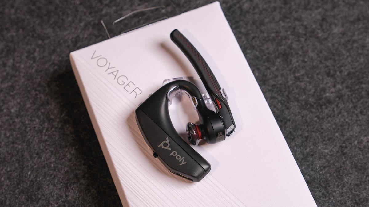 Plantronics Poly（ポリー） Voyager 5200 レビュー】風が強い屋外でも