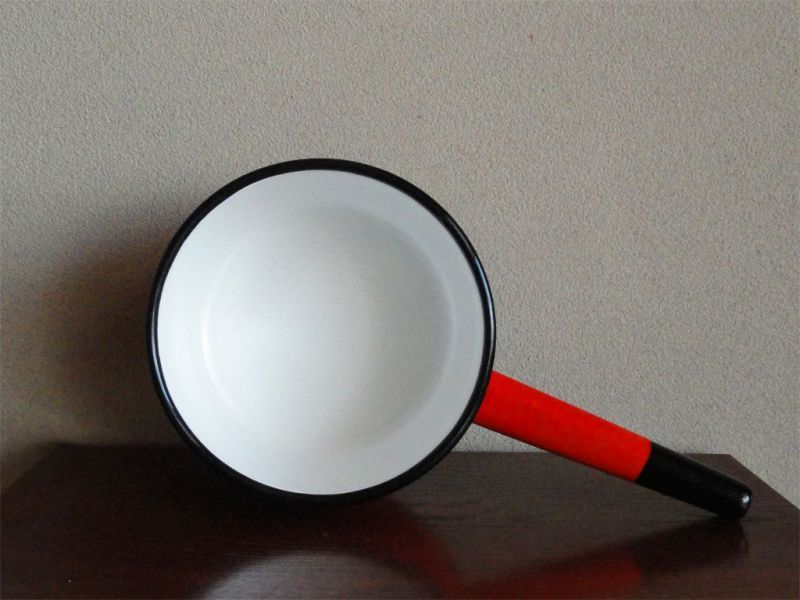 コクムス/KOCKUMS/ホーロー片手鍋/ライトレッド/2.5L/ 北欧雑貨