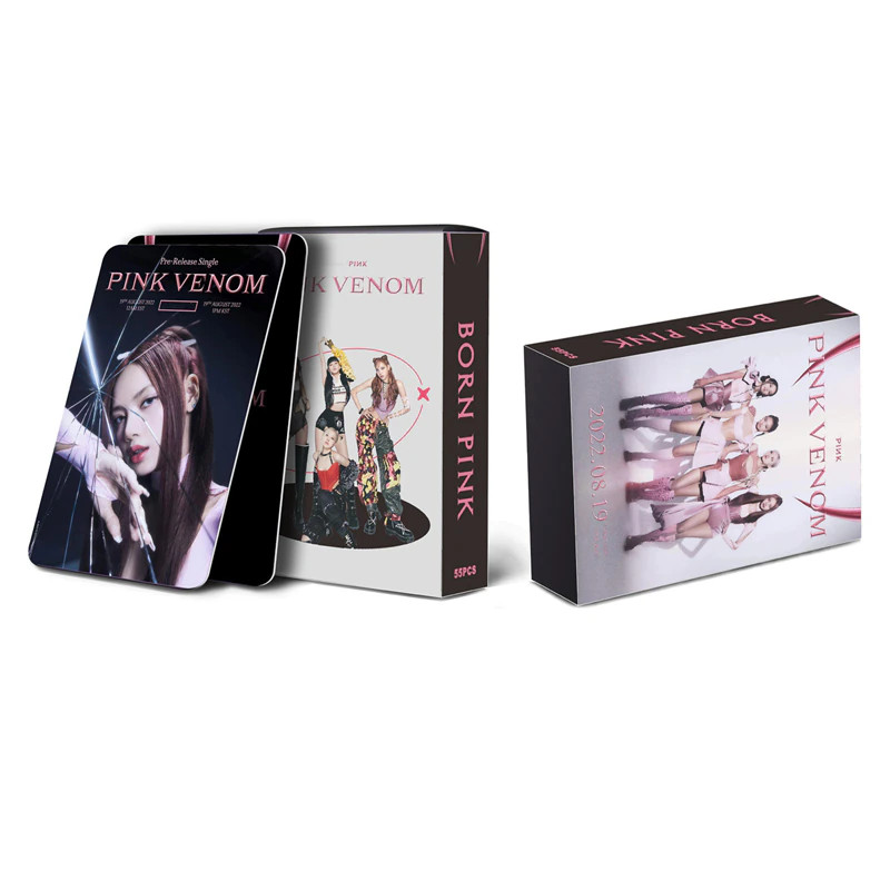 Blackpink Playing Cards - 55Pcs/ Kpop Set Pink Venom Card