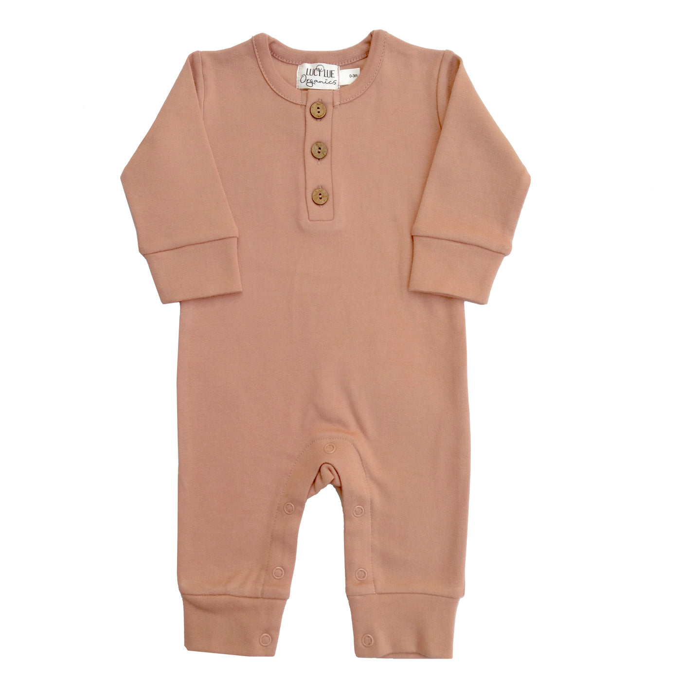 Organic Coverall Romper | Clay (0/3m + 12/18m only) – LUCY LUE