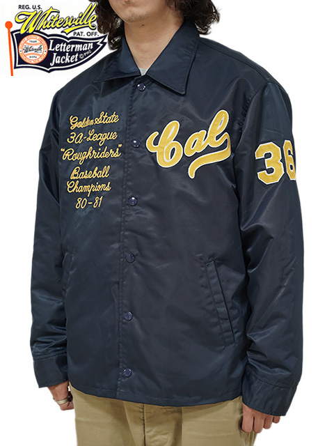 WhitesVille（ホワイツビル） 】 NYLON COACH JACKET [ Caifornia