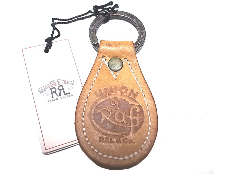 Double RL(RRL)【Union of Craft】Leather Key Ring ダブルアールエル